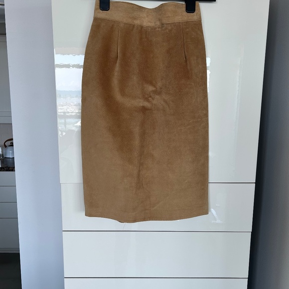 Danier Suede lined Skirt - Picture 1 of 4